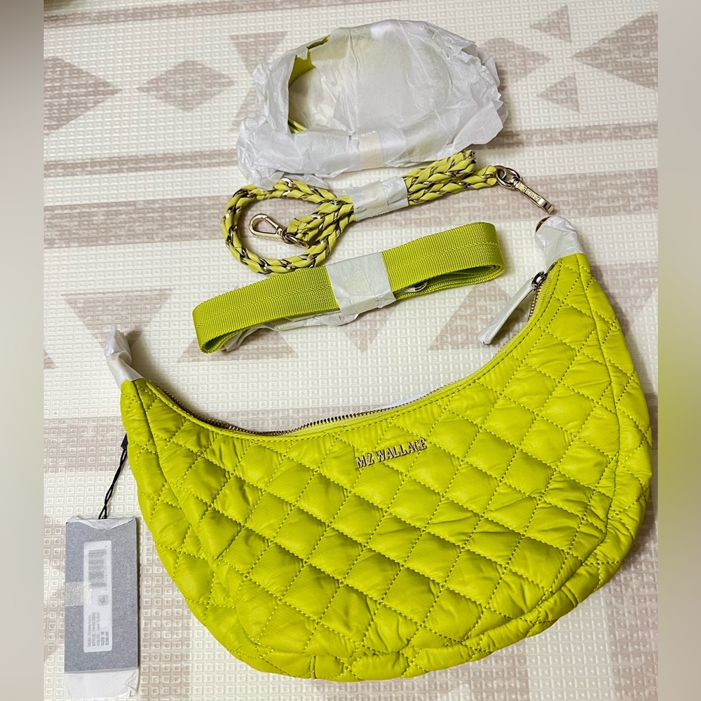 NWT MZ Wallace Crosby Luna, Acid Yellow